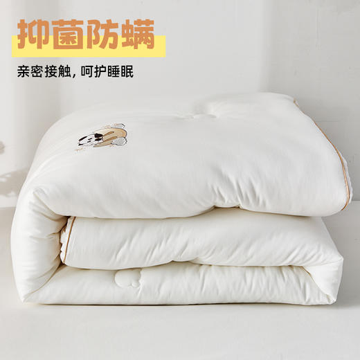 多喜爱 森氧小树茸加厚冬被【全棉双层纱】『森氧』纤维【母婴A类】【加厚填充】温暖舒适 软糯贴合 商品图3
