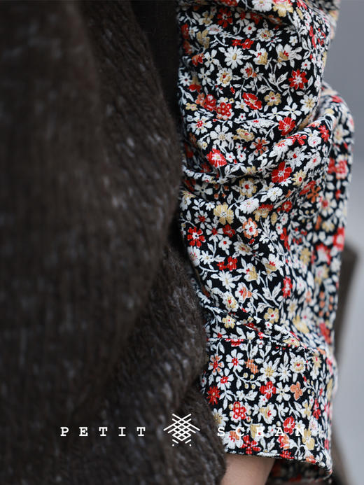 PETIT SCHAN小闪 CLO#994 black rice porridge 黑米粥 牦牛绒羊毛手纺纱手编背心 商品图3