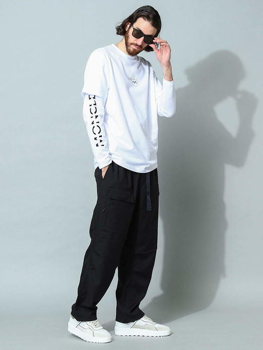 【超惠秒】Moncler 盟可睐 男士弹棉分段束袖T恤/卫衣 11950 商品图4