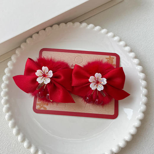 可爱百搭毛球樱桃对夹HY对夹-纪念日百货门店同款167745338 商品图3