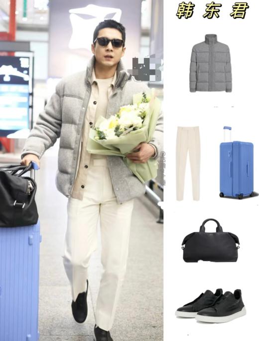 【高品质私服】【冬季新款时尚休闲羊毛鹅绒服】韩东君同款~填充90新国标鹅绒，羊毛针织面料柔软保暖【无标出货 介意慎拍】WD 商品图4