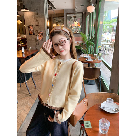 【169元任选2件】现货！ 韩系长袖针织开衫 商品图1