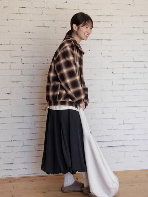 步履不停/5D25015C/翻领格子棉夹克 商品图0