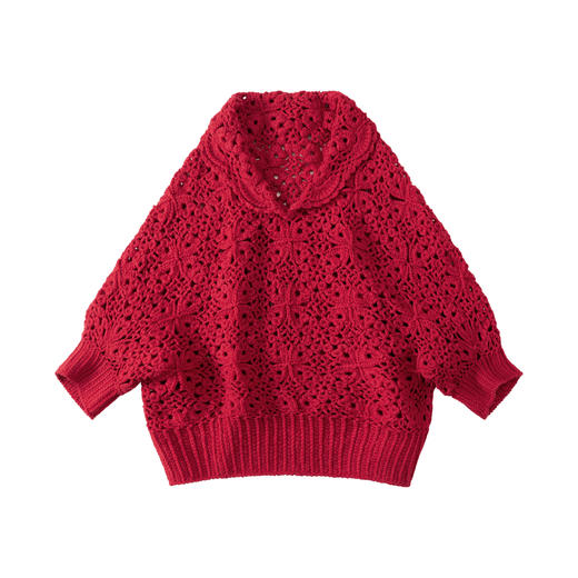 苏苏姐家深雅青果领套头衫手工DIY编织钩针羊毛衣服毛线团材料包 商品图4