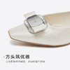 星期六26春新款方头蝴蝶结水钻低跟单鞋SSE1111041 商品缩略图10