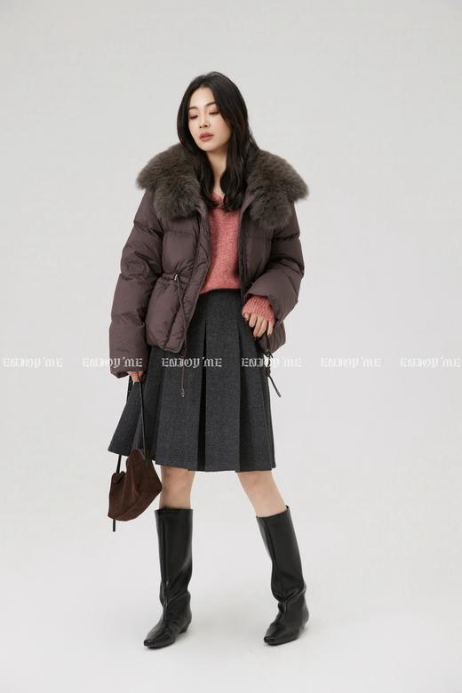 【门店同款】ENJOY冬季“暖冬软糖”爱心狐狸毛羽绒服 167695369 商品图6