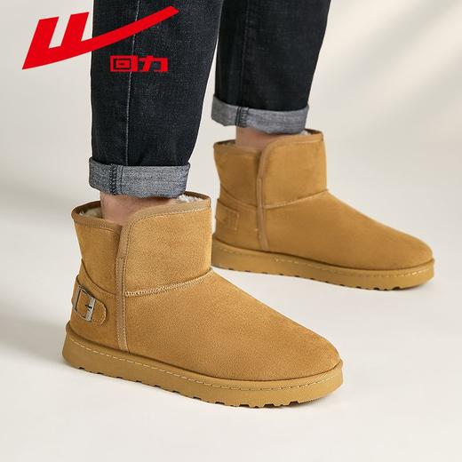 回力男鞋雪地靴男2025冬季新款加绒加厚面包鞋子男士外穿保暖棉鞋 商品图2