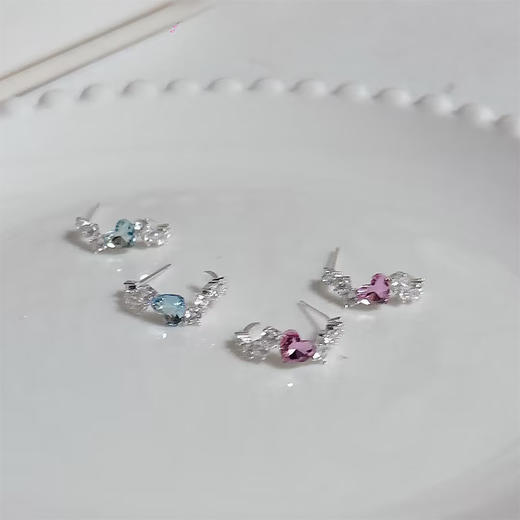 彩钻百搭银针耳圈-纪念日百货门店同款162595633 商品图1