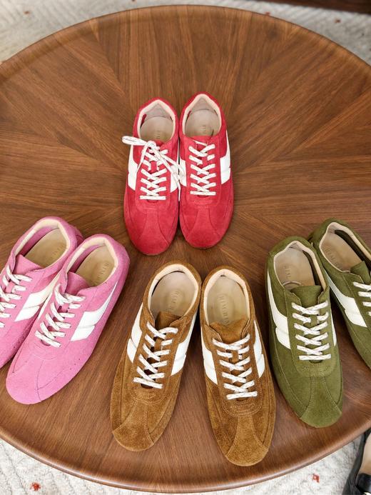 【女款复古轻便德训鞋塑形马皮鞋】鞋面防水小牛绒+高原黄牛皮！经典4色，3cm的舒适跟高，复古文艺WD 商品图0