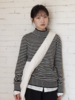 步履不停/5D13316C/条纹高领打底毛衣 商品缩略图0