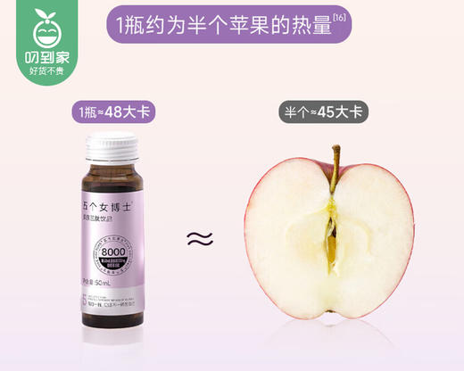 【预售-12月29日配送】五个女博士胶原三肽饮品/1盒（50ml*14瓶）生产日期：25年6月【健康保健】 商品图2