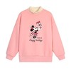迪士尼女童加绒卫衣洋气新款冬季儿童打底衫女大童一体绒新年装潮 商品缩略图4