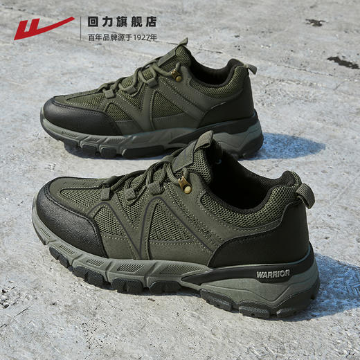 回力男鞋2025新款秋冬休闲爸爸鞋工作鞋户外徒步运动登山鞋子男款 商品图2