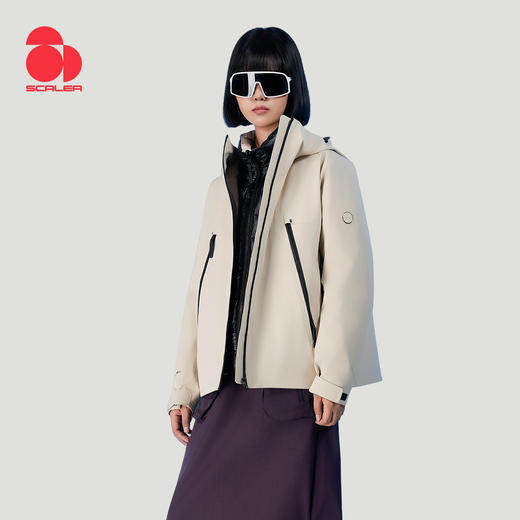 +【乐粉专属】思凯乐暴走甲25秋冬新款四合一鹅绒内胆冲锋衣防风防水保暖外套F2406966 商品图0