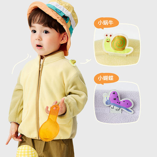 迷你巴拉巴拉男女童抗静电外套儿童宝宝立领外衣2025春新品 商品图1