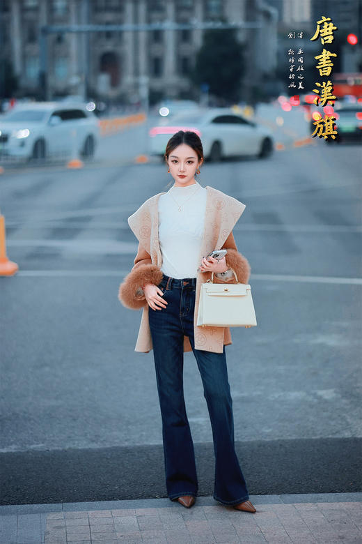 【驼色连帽大衣（绵羊毛】100%绵羊毛双面两穿棕色短款收腰设计羊毛大衣保暖透气亲肤 商品图2