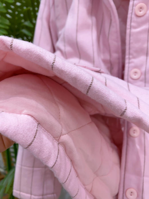 松植屋日系女款全棉加厚棉袄家居服套装 女士冬季三层夹棉棉服 商品图4