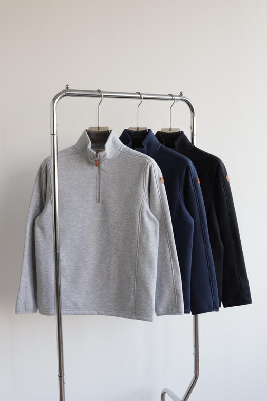 北JI狐 混纺抓绒衣 25秋冬加绒保暖立领外套 WT941 商品图3