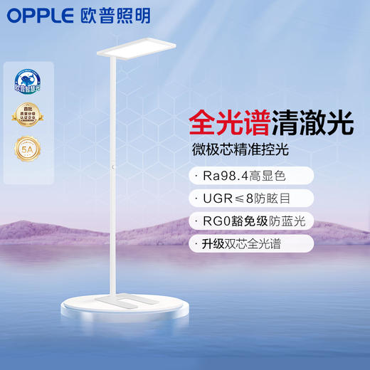 欧普（OPPLE）大路灯学习专用儿童学生阅读灯书桌台灯立式落地护眼灯悦瞳L1 Lite 商品图0