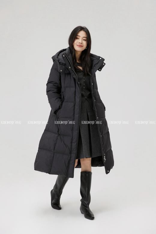 【门店同款】ENJOY冬季“暖冬知性”收腰连帽长款羽绒服 168494665 商品图9