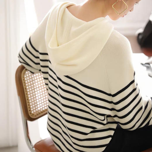 樱西玛 ENXIMANE 连帽针织衫 宽松百搭  7色可选 商品图6