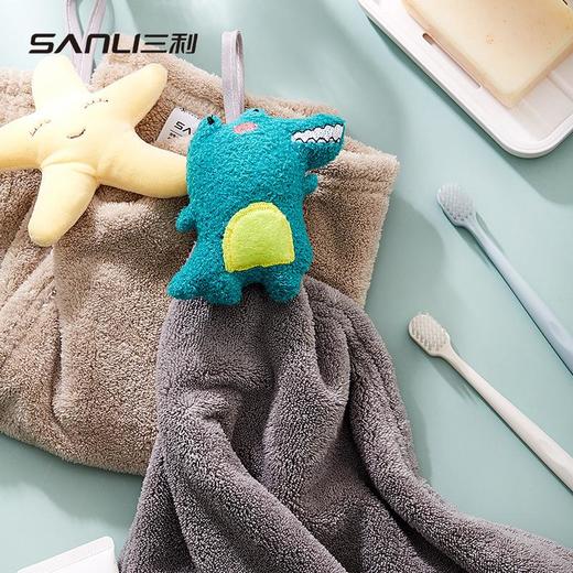 三利毛巾可爱擦手巾挂式擦手巾日系珊瑚绒擦手巾厨卫毛巾[新款] 商品图3