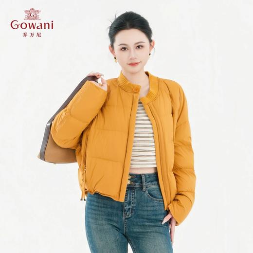 【直播同款预售15个工作日发货】Gowani/乔万尼2025新款三色可选轻薄女款冬季保暖短款休闲羽绒服EZ4T201 商品图1