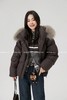 【门店同款】ENJOY冬季“暖冬软糖”连帽狐狸毛羽绒服 167695393 商品缩略图1