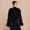 QP604斯尔丽2025冬季新款进口狐狸毛贵妇皮草高级复古奢华皮草长外套 商品缩略图7