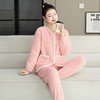 2024年新款睡衣可外穿女秋冬季小香风珊瑚绒加厚加绒宽松家居居服 商品缩略图0