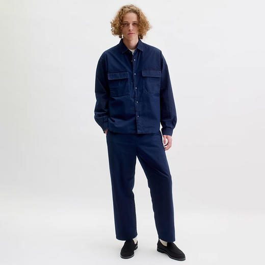 A KIND OF GUISE x nanamica Insulated shirt日本制蓝染夹棉衬衫 商品图2