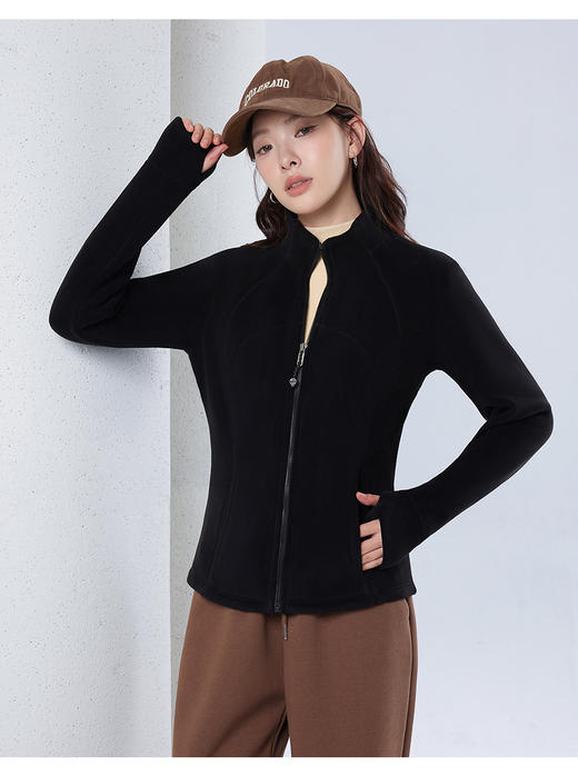 【立领修身奥利绒外套】.奥利绒锁温，暖而不肿：细腻奥利绒保暖锁温，软糯亲肤，搭配修身剪裁，温暖又利落，告别臃肿-OTFS 商品图8