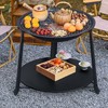 【围炉煮茶慢品茶香❗️独立桌板随心搭配】冬日庭院围炉煮茶桌 家用室内取暖炭火炉 户外多功能烧烤架烧烤炉。jb 商品缩略图0