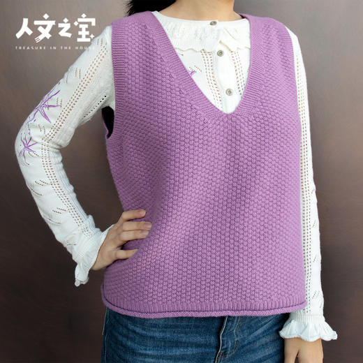 【人文之宝】	大先生的毛背心（羊绒款） 商品图1