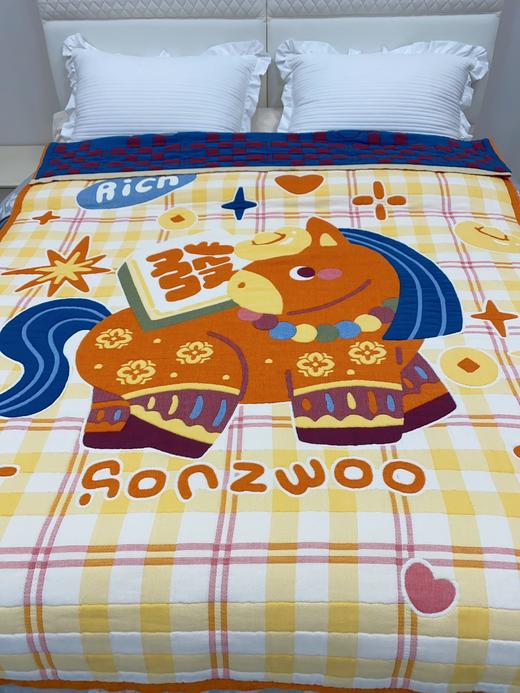 松植屋全棉大号超柔十层纱布盖毯 空调毯子 新疆棉柔软亲肤全棉 A类母婴标准 商品图5