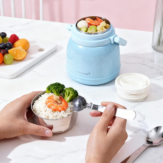 乐扣乐扣（LOCK&LOCK）316不锈钢材质拎拎闷烧桶-800ML 商品图5