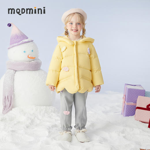 【秒】【专柜同款】MQD童装女童冬季新款加绒针织裤女宝宝加厚裤子潮 商品图3