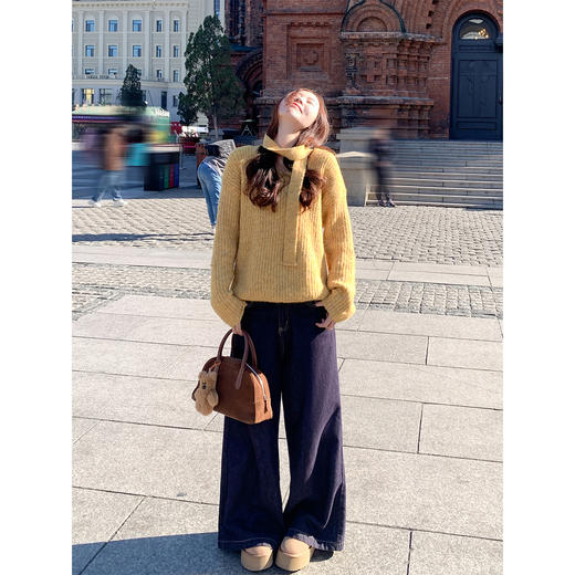 【169元任选2件】现货！ 韩系v领毛衣 商品图1