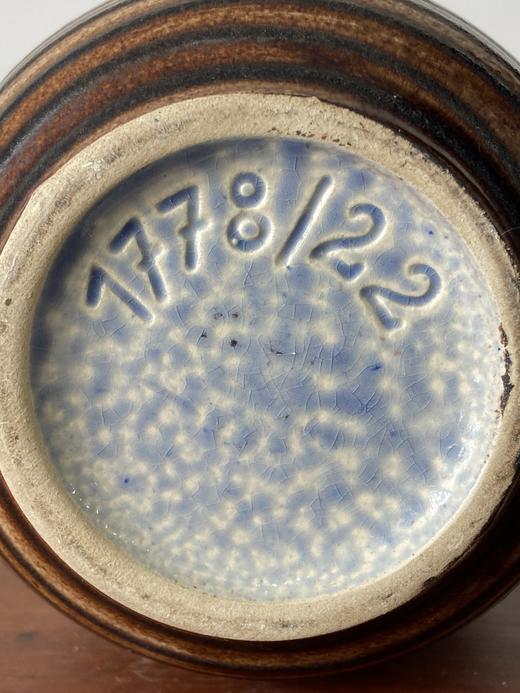 1960s西德手绘花朵 双耳花瓶 B0293 商品图6