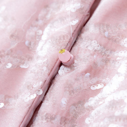 「高货wl」全新升级【铂金会员367/天猫499/差价132】(00841)洛诗琳圣诞新年新中式外套2025秋冬国风立领改良丝绒外套 商品图3