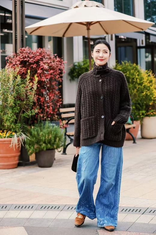 MAISON COVET 纯山羊绒绞花上衣（中长款） 商品图6