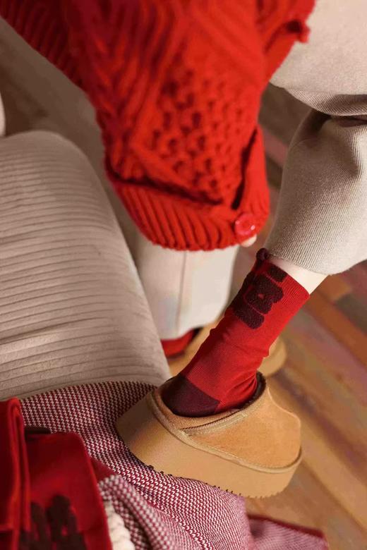 到手7双！马年行大运，暴富AB字鸿运袜，好运红袜 商品图5