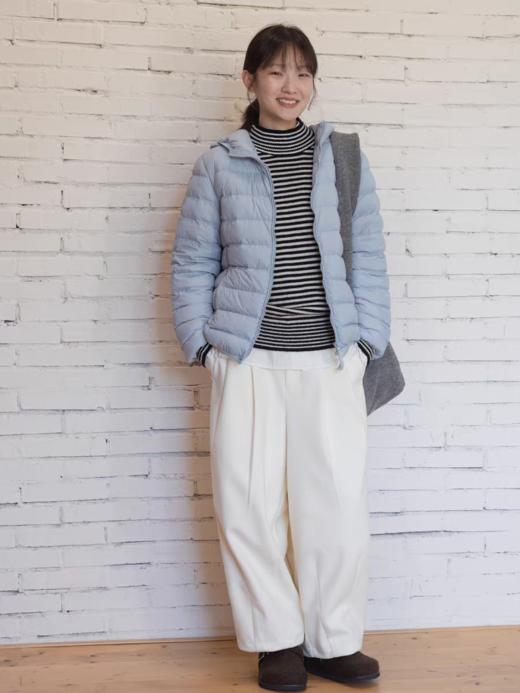 步履不停/5D13316C/条纹高领打底毛衣 商品图1