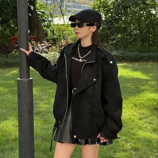 NC立领麂皮松紧摆外套51028冬季132704027001 商品图0