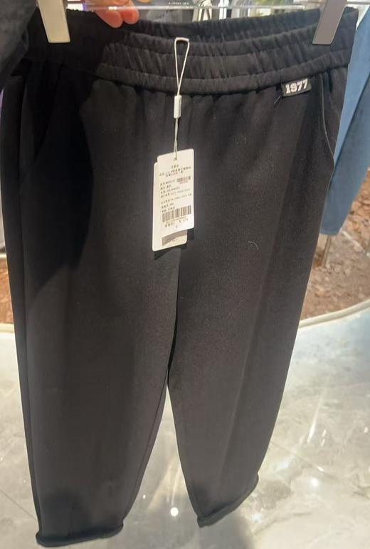 12 WS基础百搭棉哈伦裤41230（黑） 春季 402121032105 商品图0