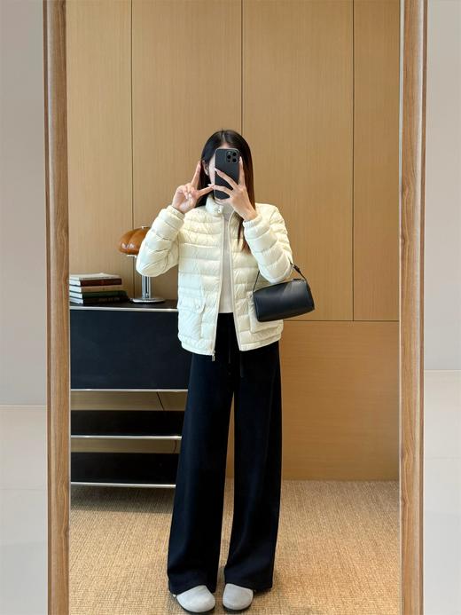 织进去的温暖羊毛醋酸直筒毛呢加厚直筒微阔腿裤裤 商品图11