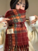 <曾小咸推荐> 韩版千鸟格氛围感围巾 日常价89/件 商品缩略图1