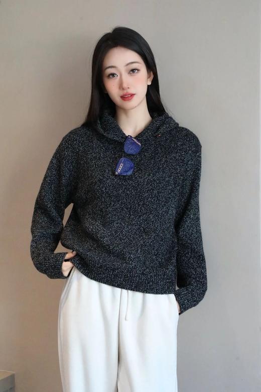 （预售七天发）【高品质私服】【加厚连帽/高领花纱针织衫】单穿/叠穿都戳中氛围感，精致通勤都能搭【无标出货 介意慎拍】WD 商品图6