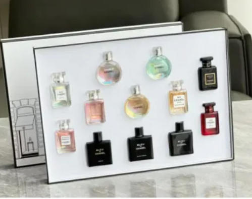 D-香奈儿CHANEL全家福十二件香水Q版情人节520七夕送礼套盒-送礼袋