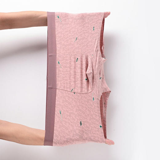 XN-TH4770  【1条】60支莫代尔男士内裤无痕印花男生短裤透气抗菌平角裤 商品图2